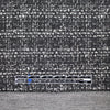 Italian off-black/gray hatch design wool doubleknit 2.25 yds