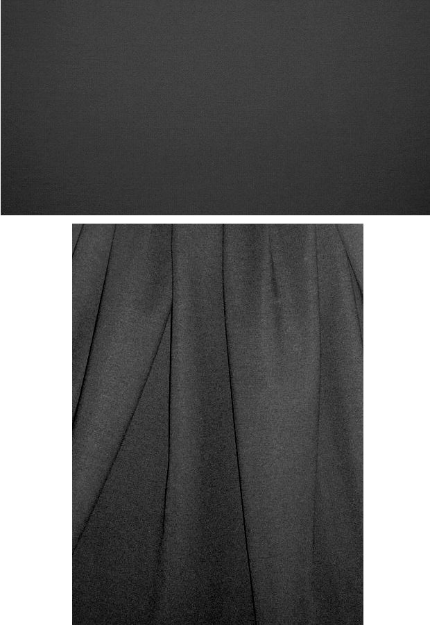 famous designer wool blend ponte - black 2.125 yds