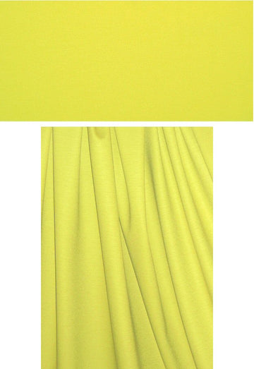 famous designer rayon blend ponte - limon 1.25 yds