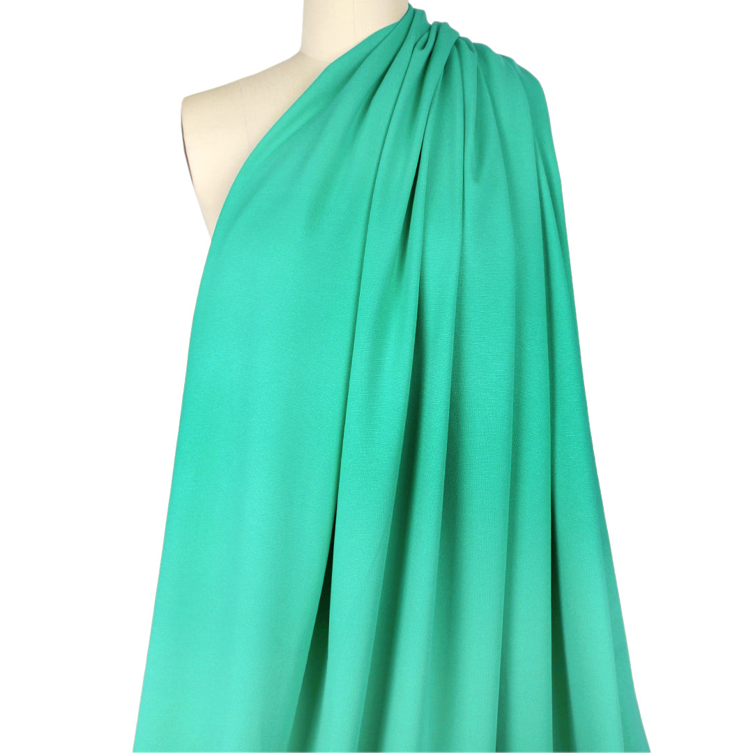 high quality rayon blend ponte - jade 1 yard