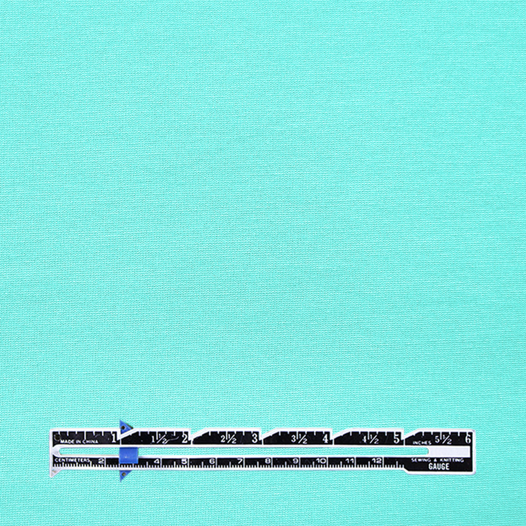 high quality rayon blend ponte - opal blue 1.5 yd