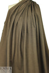 Italian rayon blend ponte - ginger micro stripe