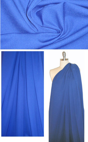 Italian rayon blend ponte 4-way - cornflower