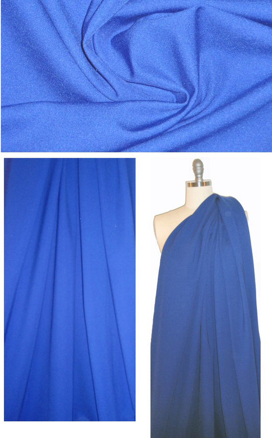 Italian rayon blend ponte 4-way - cornflower
