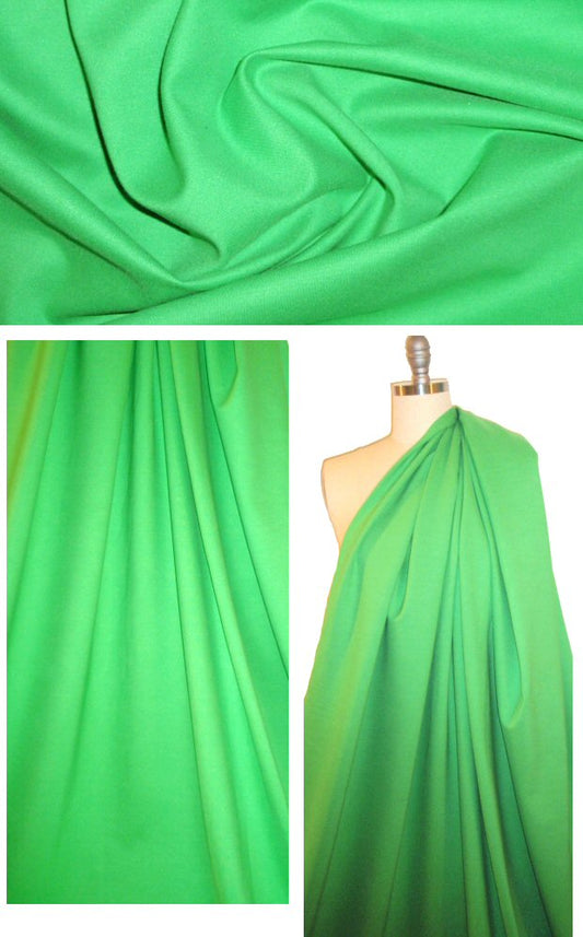 Italian rayon blend ponte 4-way - lime