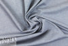 NY designer rayon viscose ponte - denim micro stripe 2.84 yds
