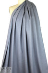 NY designer rayon viscose ponte - denim micro stripe