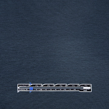 Meet Milk micro-stripe Tencel ponte knit - blueberry/black .625 yds