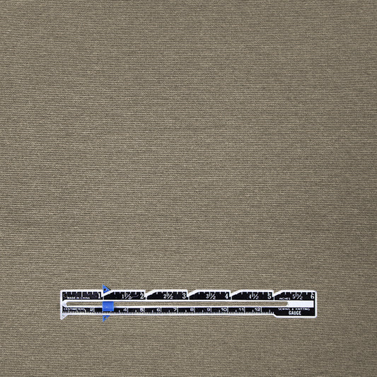 Meet Milk micro-stripe Tencel ponte knit - sand/black 1.625 yd
