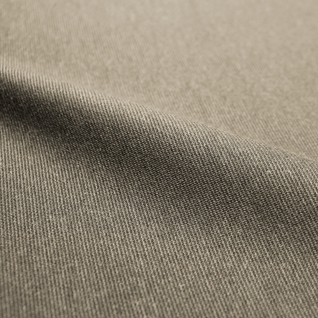 Meet Milk micro-stripe Tencel ponte knit - sand/black 1 yard
