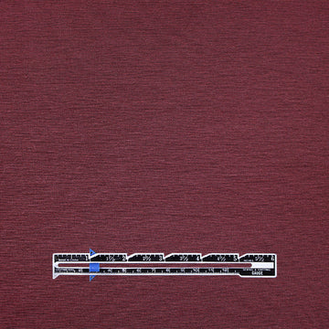 Meet Milk micro-stripe Tencel ponte knit - maroon/black 1.75 yd