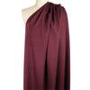 Meet Milk micro-stripe Tencel ponte knit - maroon/black 1.75 yd