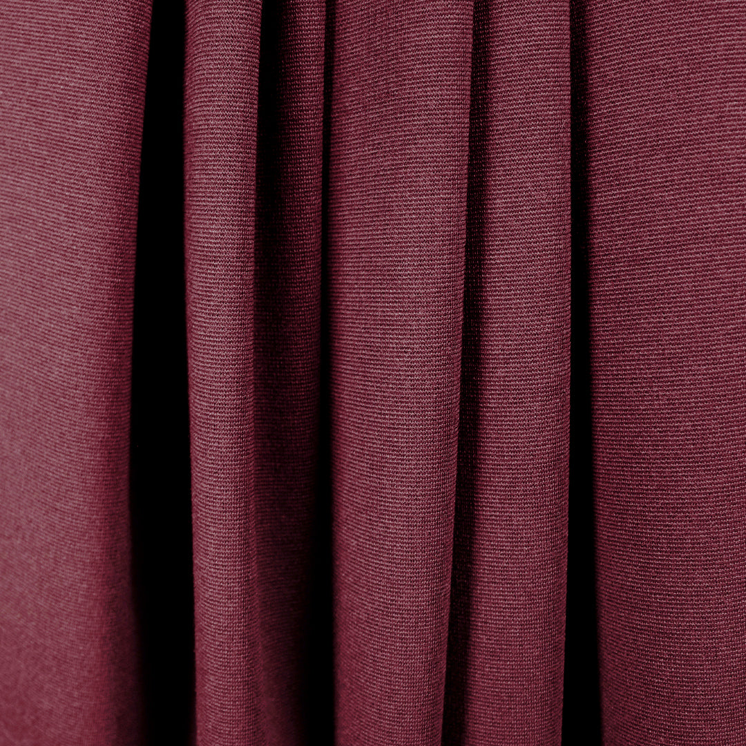 Meet Milk micro-stripe Tencel ponte knit - maroon/black