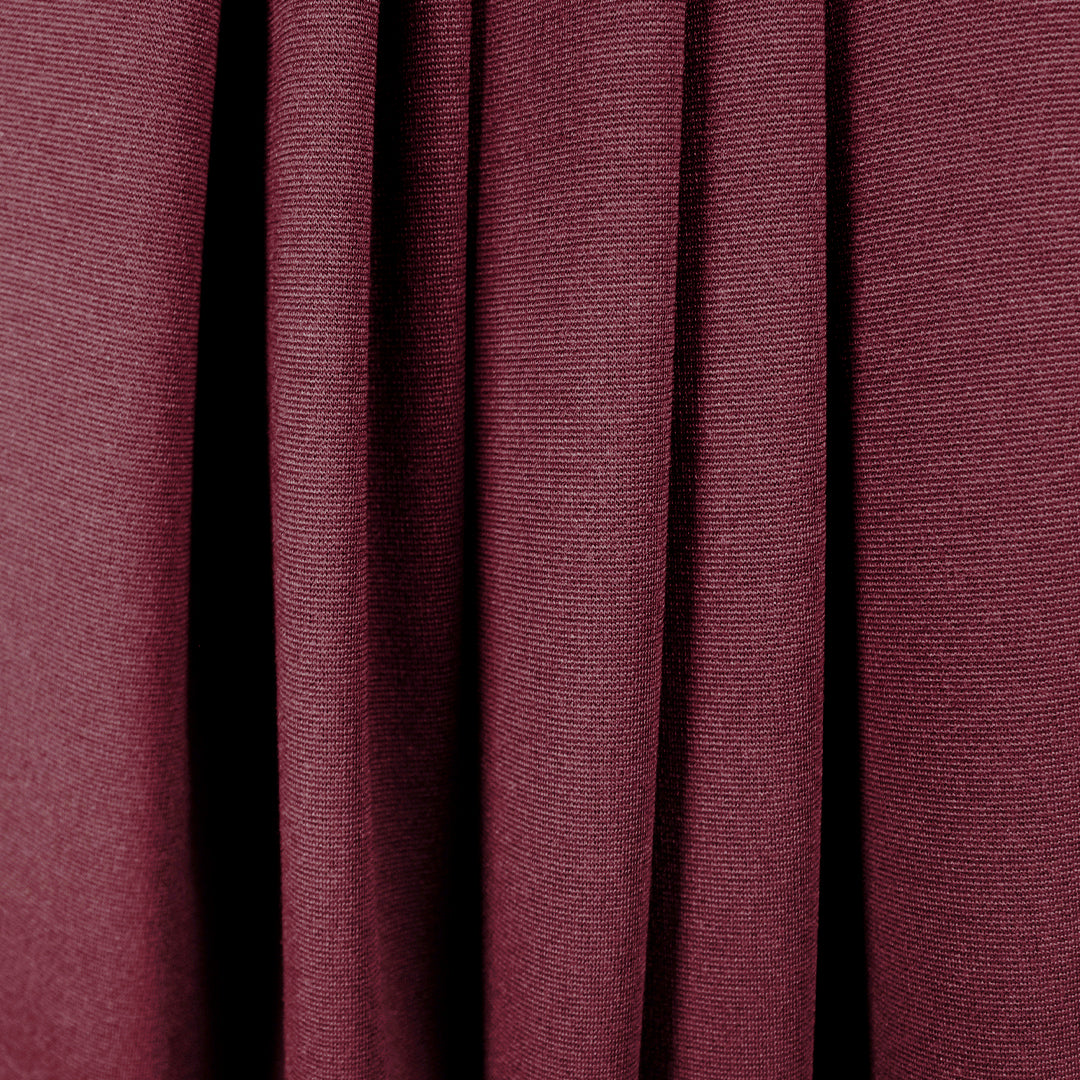 Meet Milk micro-stripe Tencel ponte knit - maroon/black 1.75 yd