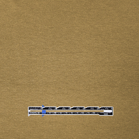 Meet Milk micro-stripe Tencel ponte knit - mustard/black .75 yds