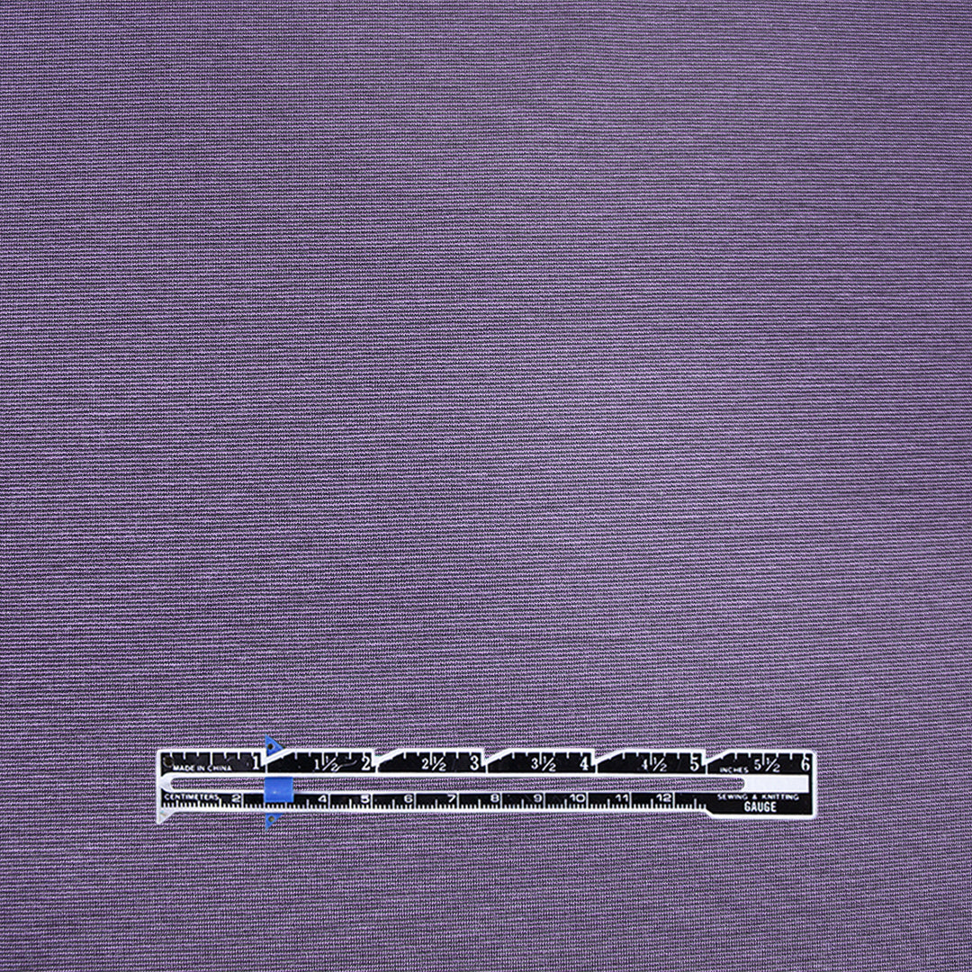 Meet Milk micro-stripe Tencel ponte knit - wisteria/black 1.75 yds