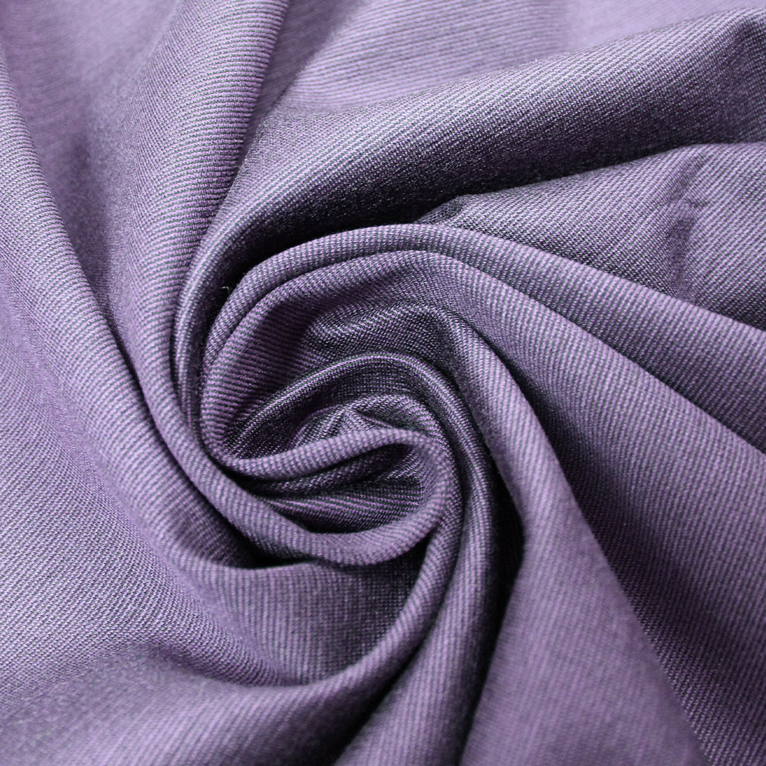 Meet Milk micro-stripe Tencel ponte knit - wisteria/black .5 yds