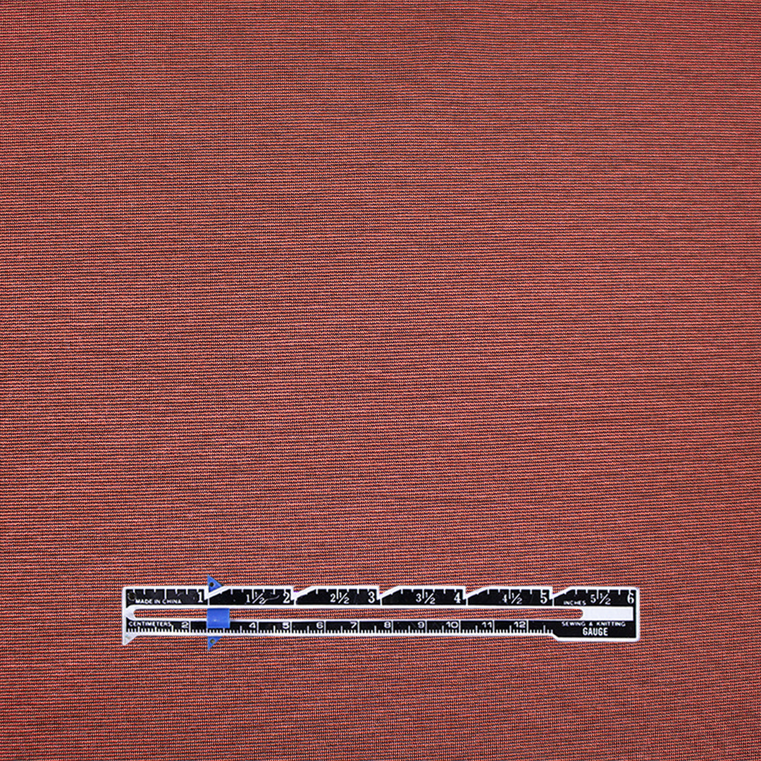 Meet Milk micro-stripe Tencel ponte knit - cider/black 1 yard