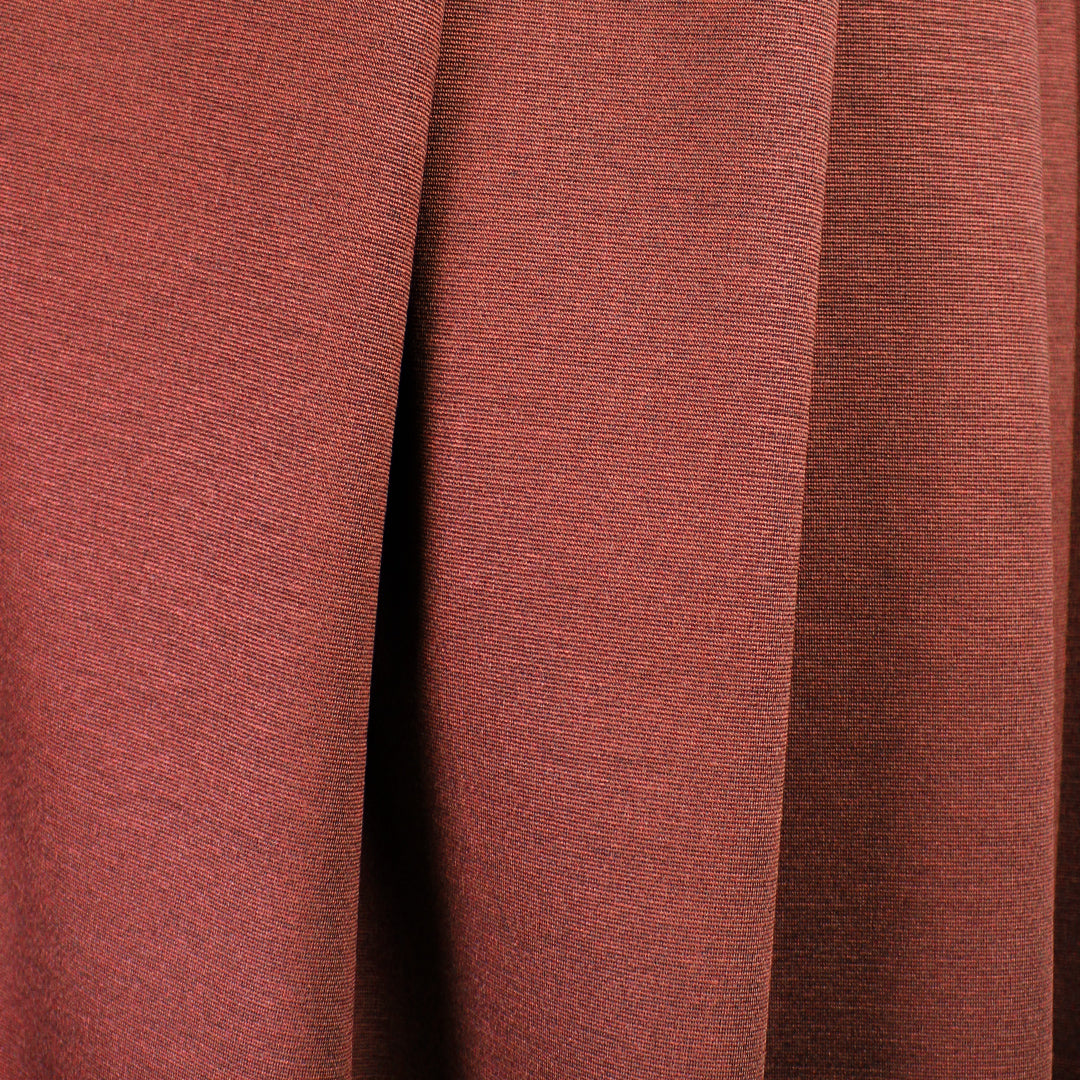 Meet Milk micro-stripe Tencel ponte knit - cider/black 1 yard