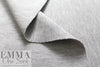 Designer 4-way stretch heathered viscose blend ponte - ash grey 1.75 yds