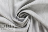 Designer 4-way stretch heathered viscose blend ponte - ash grey 1.75 yds