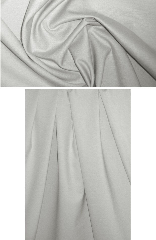 St. John 4-way stretch ponte - stone FLAWED