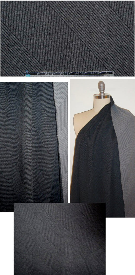 St. John diagonal stripe ponte doubleknit