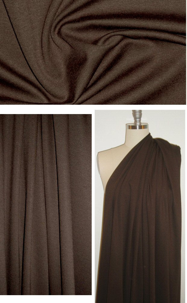 Eileen Fisher 4-way stretch ponte - chocolate
