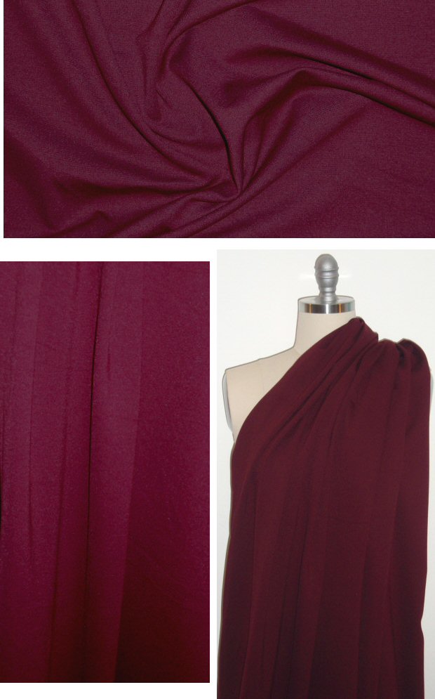 Eileen Fisher 4-way stretch ponte - wine
