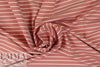 4-way stretch ponte - rouge/white 1.625 yds