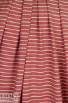 4-way stretch ponte - rouge/white 1.75 yd