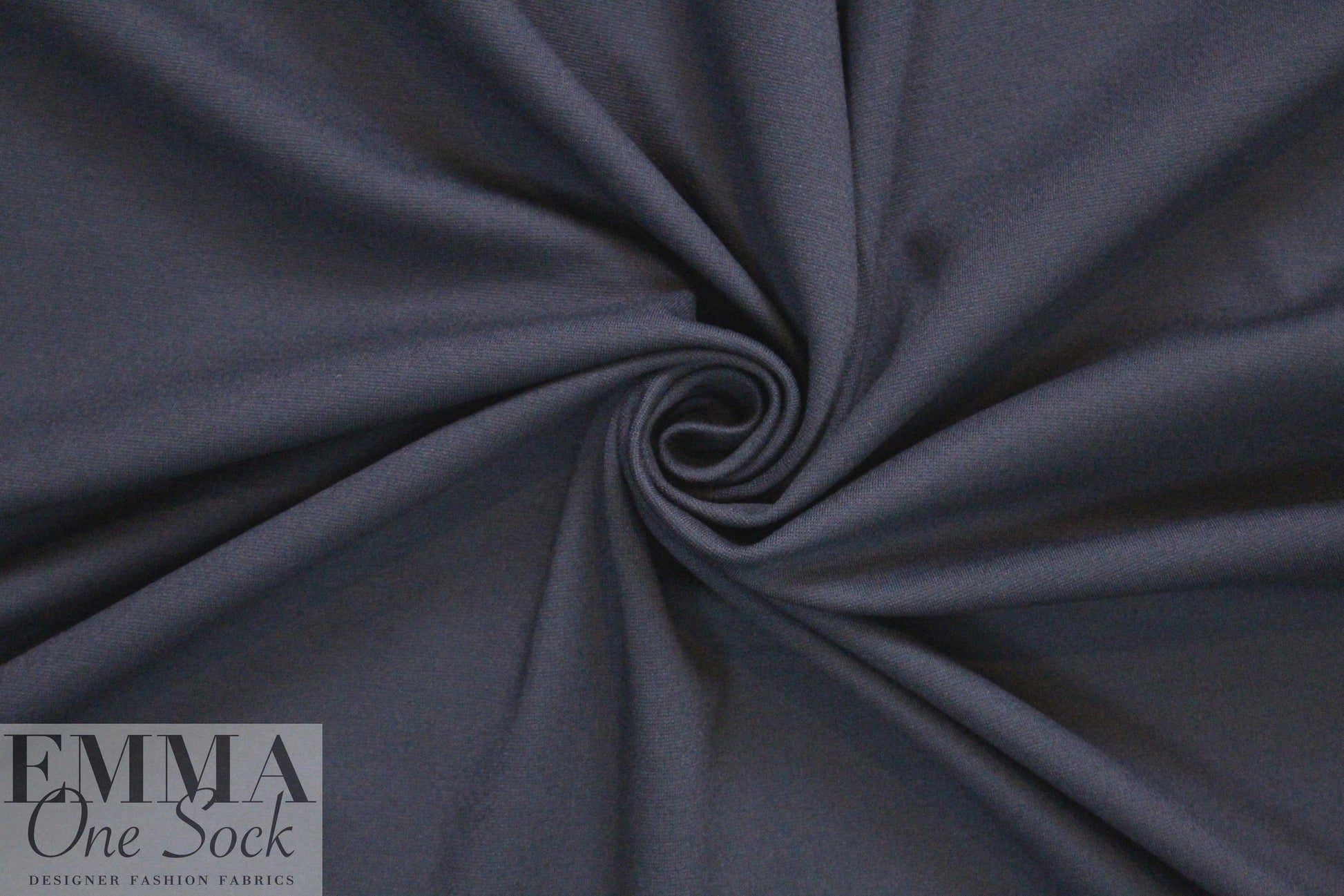 4-way stretch rayon blend ponte - midnight 2 yds