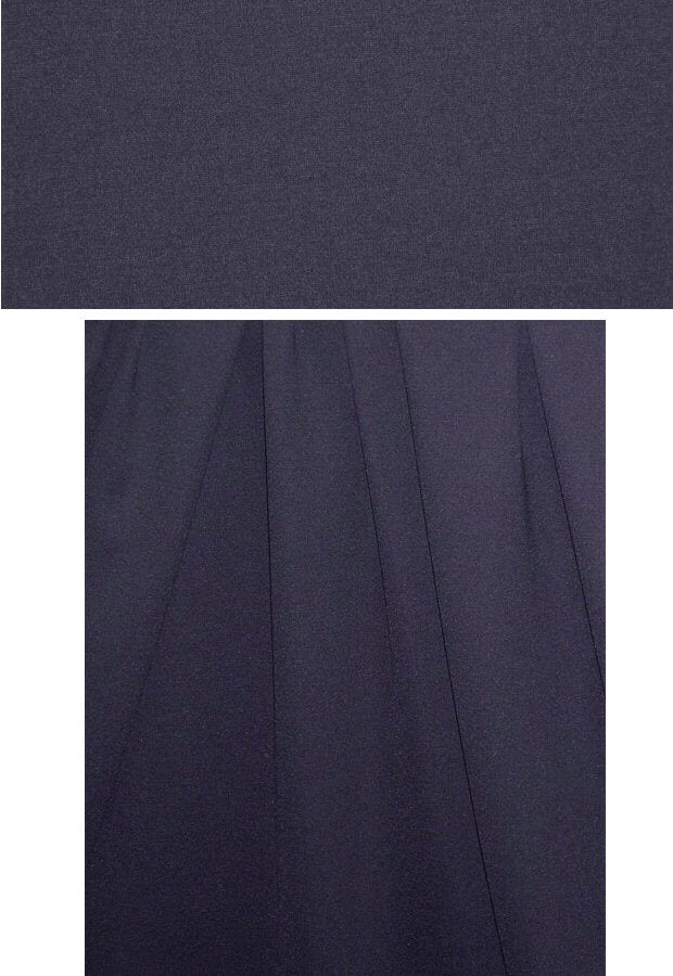 4-way stretch rayon blend ponte - midnight 1.75 yds