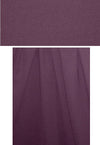4-way stretch rayon blend ponte - deep plum 1 yard