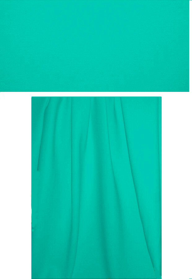4-way stretch rayon blend ponte - jade