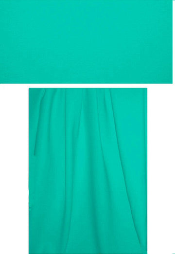 4-way stretch rayon blend ponte - jade 1.66 yd