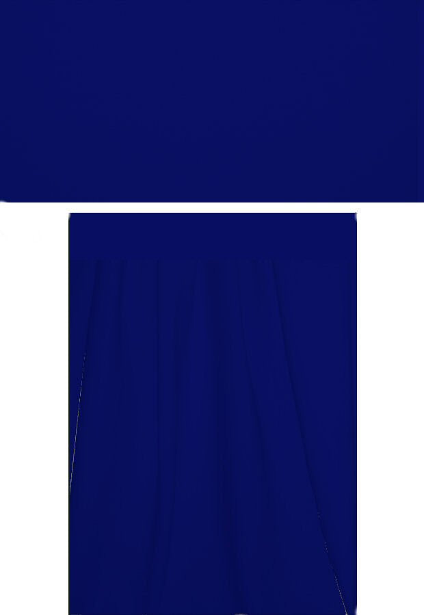 4-way stretch rayon blend ponte - blueberry 2 yds