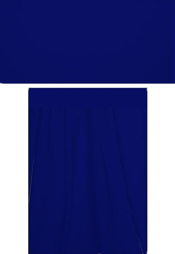 4-way stretch rayon blend ponte - blueberry .75 yds