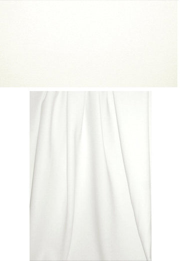 4-way stretch rayon blend ponte - cream .875 yds