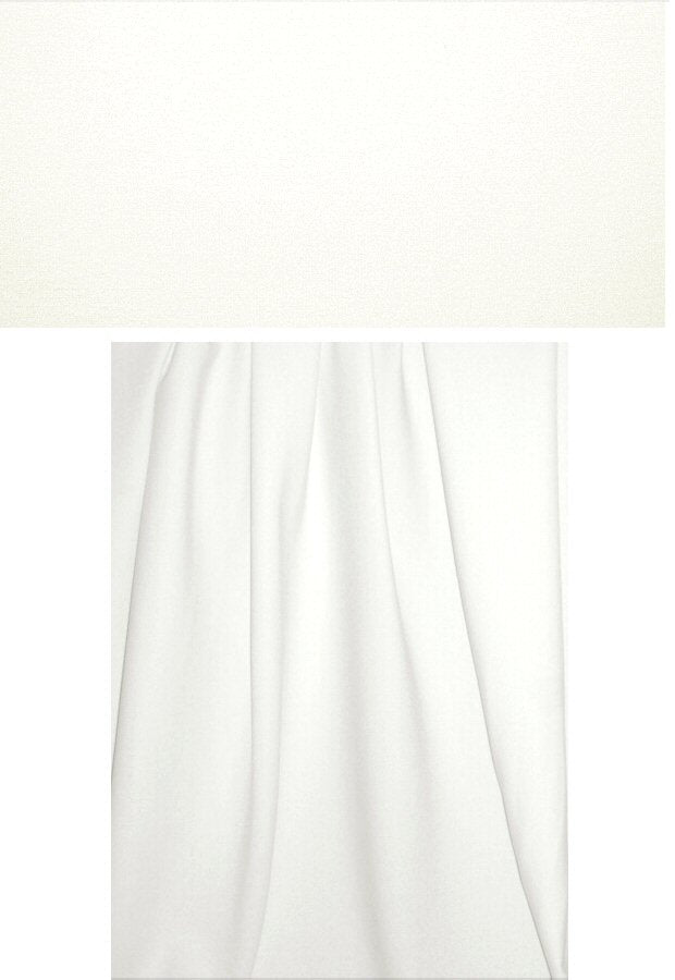 4-way stretch rayon blend ponte - cream 1.125 yds