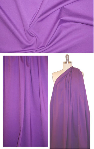 Italian rayon blend ponte 4-way - orchid