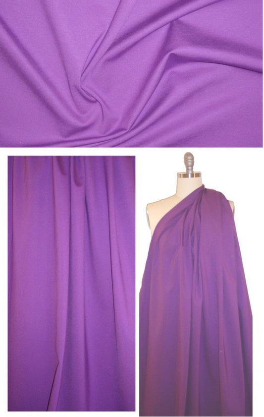 Italian rayon blend ponte 4-way - orchid
