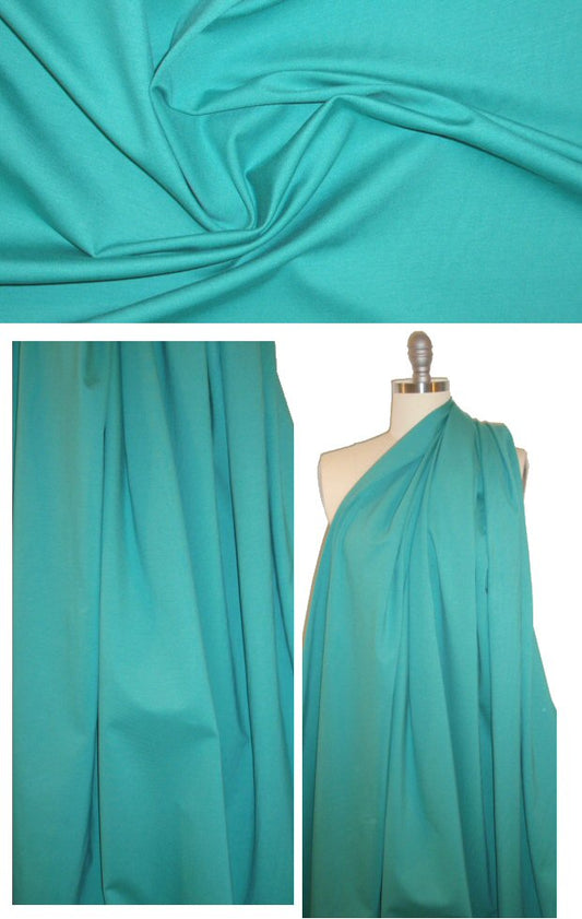Italian rayon blend ponte 4-way - jade