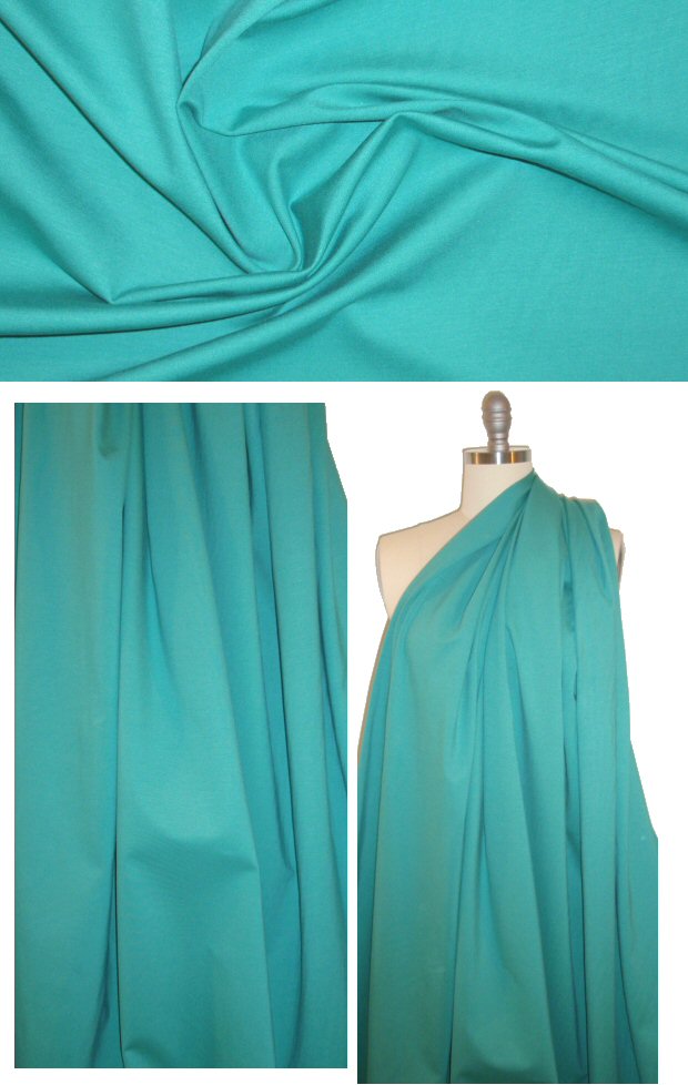 Italian rayon blend ponte 4-way - jade .75 yds