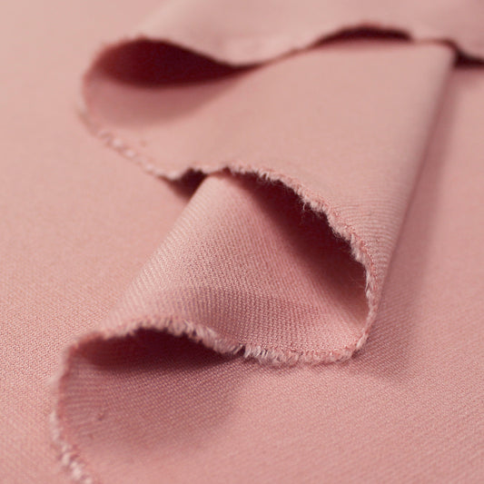 premium rayon blend ponte - ballet pink .75 yds