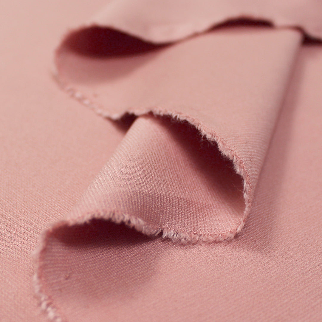 premium rayon blend ponte - ballet pink 1.125 yds