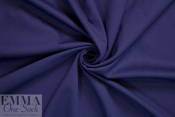 4-way stretch rayon blend ponte - blueberry