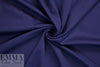 4-way stretch rayon blend ponte - blueberry 1 yard