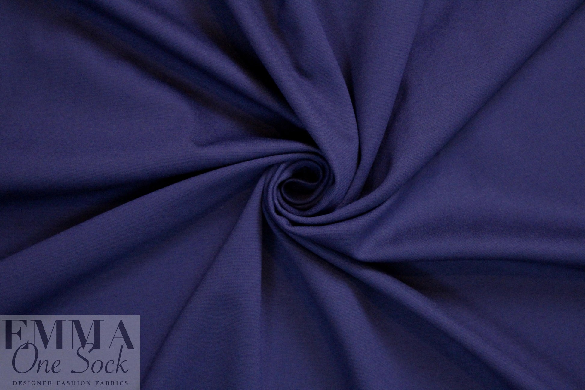 4-way stretch rayon blend ponte - blueberry 1.125 yds