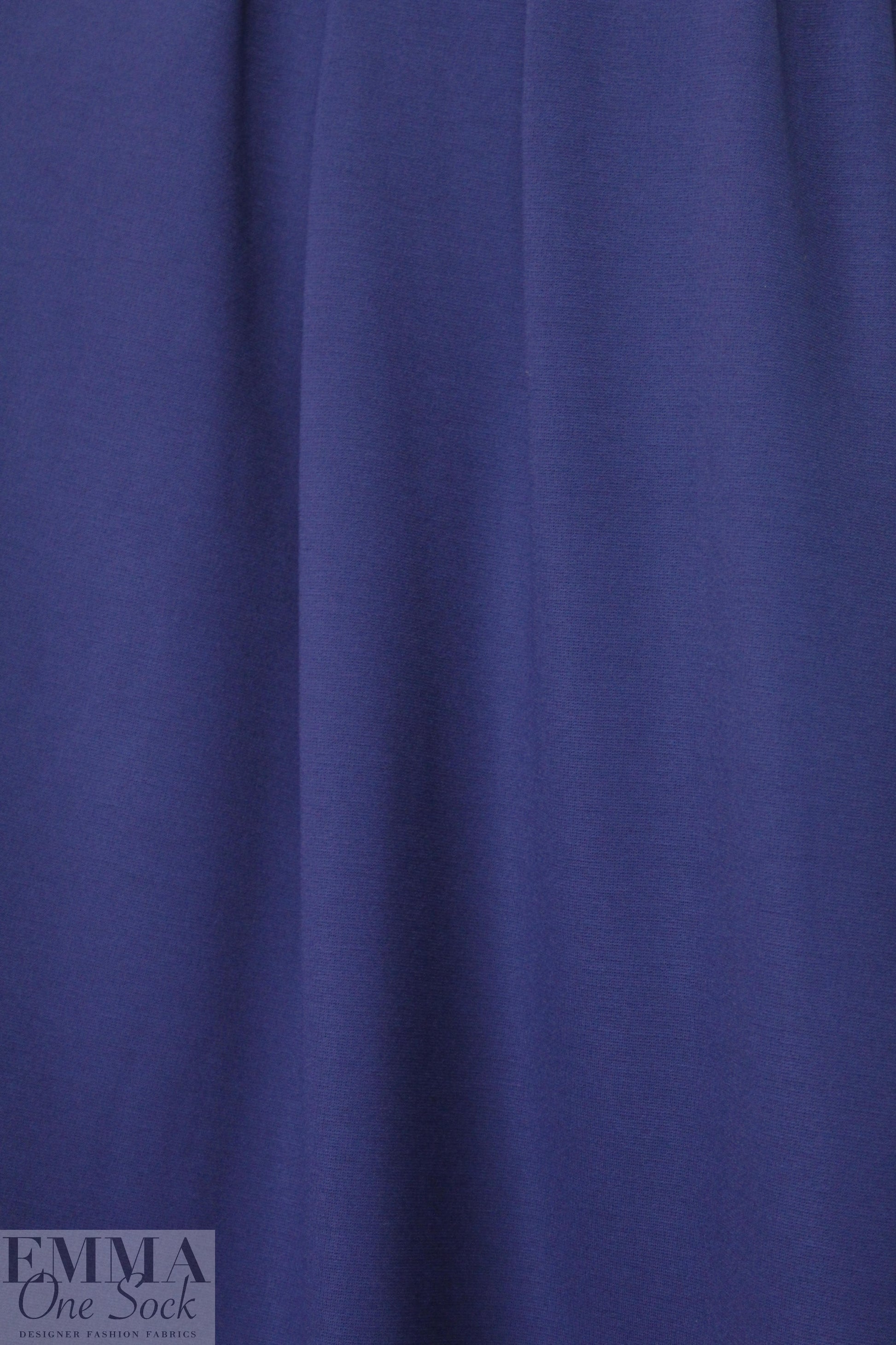 4-way stretch rayon blend ponte - blueberry 2.125 yd